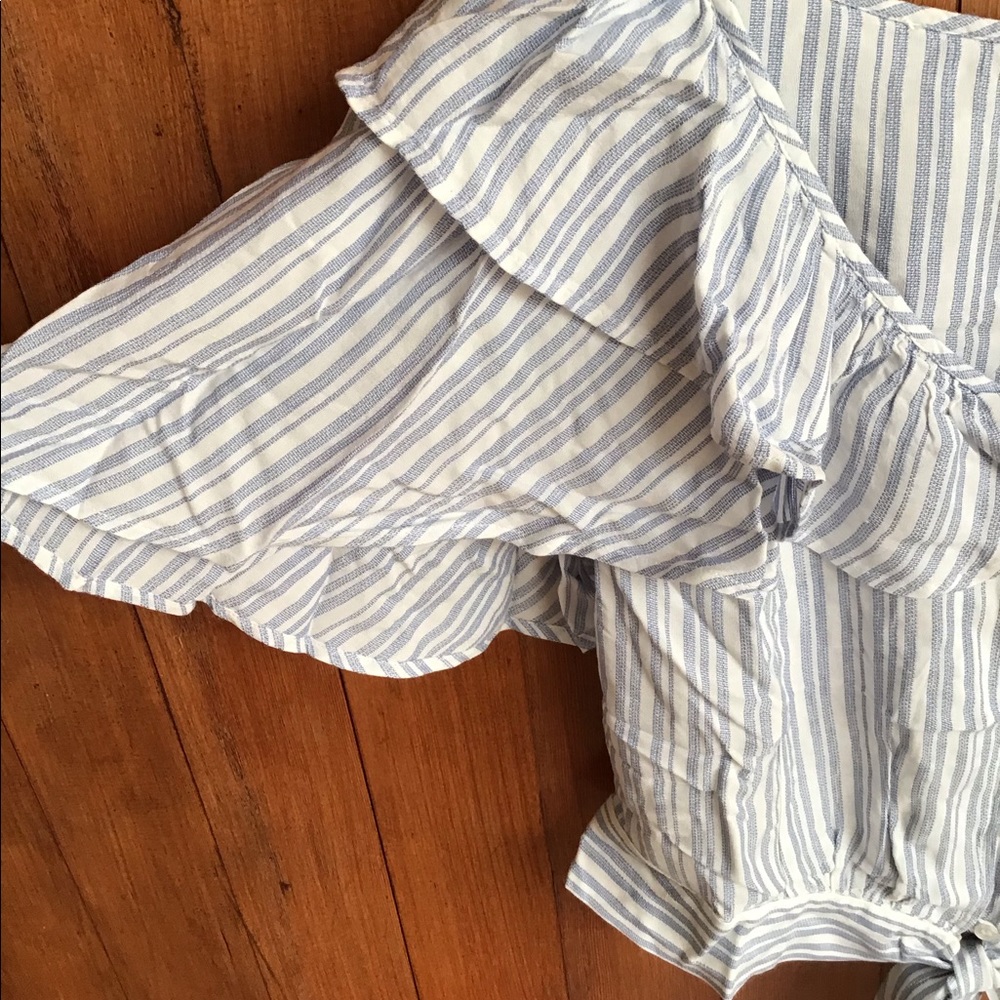 FREE PEOPLE Ruffle Top - Picture 7 of 8